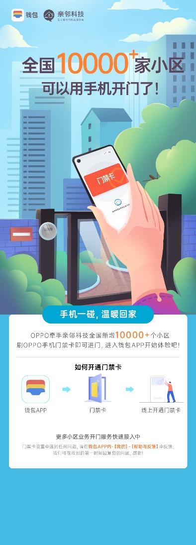 全国10000个住宅区可以用OPPO手机开通