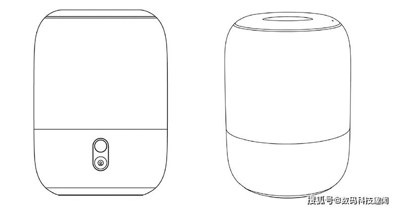 新款小米智能扬声器的专利图片已经曝光它尝起来真像苹果…